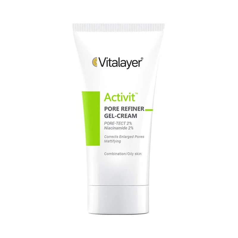 ژل کرم کوچک کننده منافذ پوست ویتالیر مدل refiner حجم 30 میلی لیتر