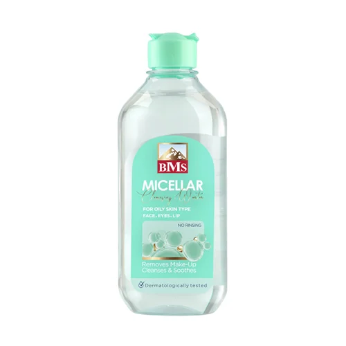 ميسلارواتر بی ام اس حاوی چای سبز مناسب پوست چرب حجم 400 میلی لیتر