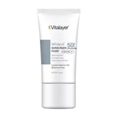 فلوئید ضد آفتاب پوست دارای لک  وایت ویت spf 50(بژ طبیعی)