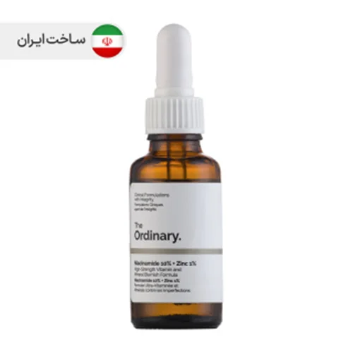 سرم ضد جوش نیاسینامید 10% + زینک 1% اوردینری مناسب انواع پوست حجم 30 میلی لیتر