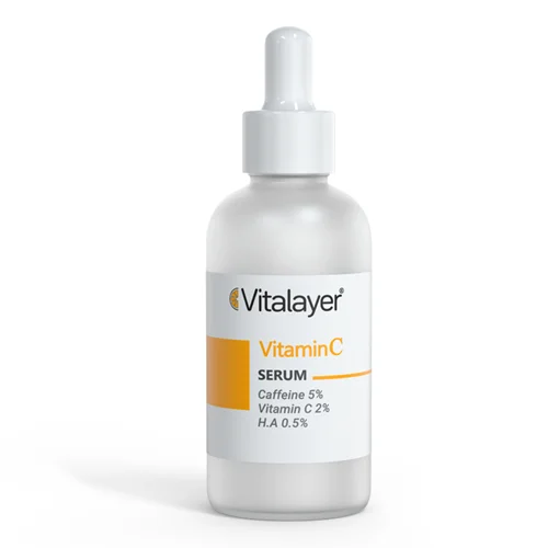 سرم دور چشم ویتالیر مدل کافئین و ویتامین C حجم 30 میلی لیتر
