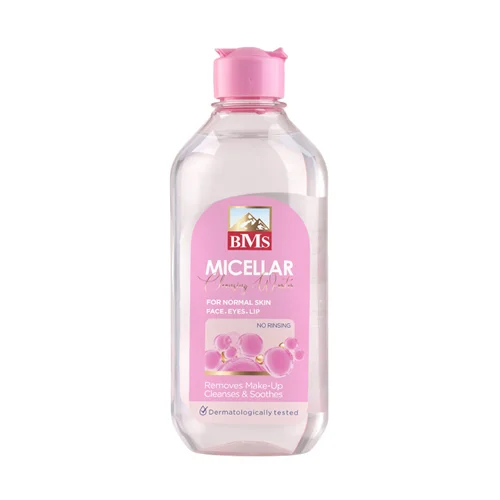 ميسلارواتر بی ام اس حاوی گل بابونه مناسب پوست نرمال حجم 400 میلی لیتر